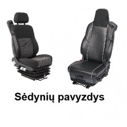 Kabinos sėdynių užvalkalai Scania R, Scania P, Scania G