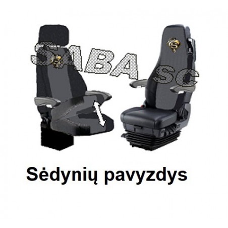 Kabinos sėdynių užvalkalai Scania R, Scania P, Scania G nuo 2004 metų