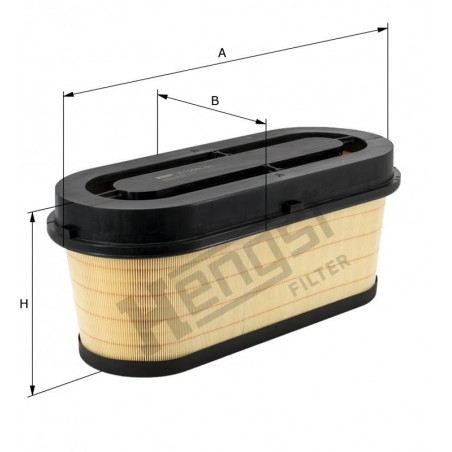 Variklio Oro filtras Mercedes-Benz MP4,