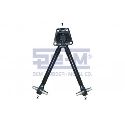 Galinė reaktyvinė traukė DAF XF106, Galinė trikampė traukė DAF XF106, Galinė reaktyvinė trikampė traukė DAF XF106, Galinis trikampis DAF XF106,