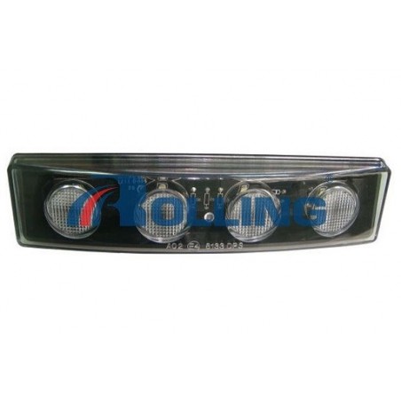 Gabaritinis stogo žibintas Scania, Gabaritinė stogo lempa Scania, Gabaritinė stogo lemputė Scania, baltas stogo gabaritas Scania,