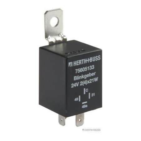 Rėlė posūkio universali 24V 2/4x21W