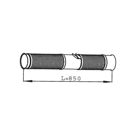 Sujungimas lankstus P/G/R/T 114.3x800