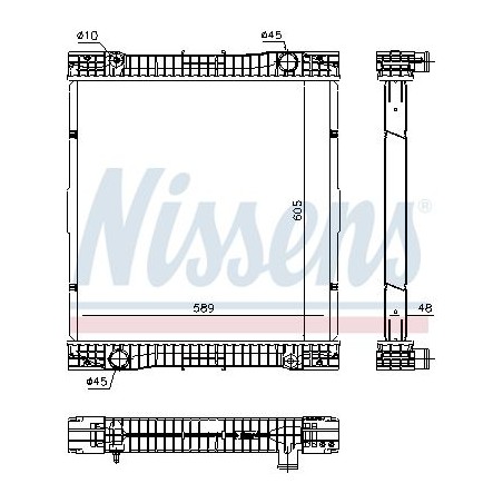 Radiatorius 605x610x52 CITARO
