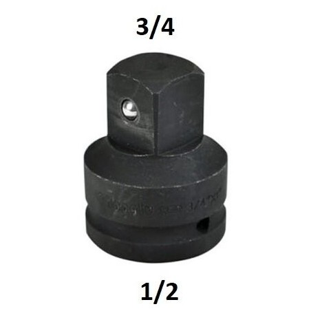 Adapteris smūginis iš 1/2-3/4