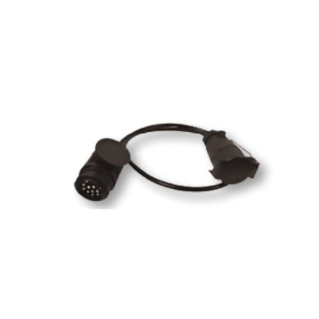 Adapteris 12V 13/7 su laidu