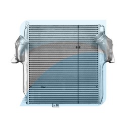 Radiatorius interkulerio 851x750x62 MP1/2/3